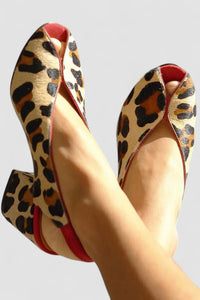 Louison | Sandálias com padrão leopardo
