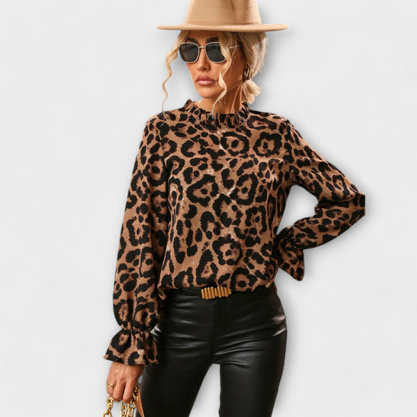 Kayla - Blusa Leopardo