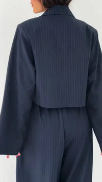 Maria™ - Conjunto Feminino Com Bustier + Casaco – Estilo elegante e moderno