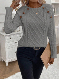 Francisca | Camisola de Malha com Botões