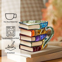 Amélie – Caneca artesanal 3D em forma de livro