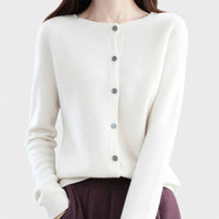 Jéssica - Cardigan em Malha de Caxemira