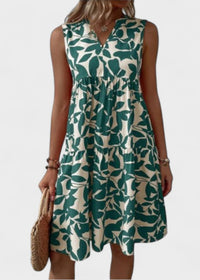 Sofia – Vestido de Verão Floral em Linha-A