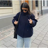 Elise | Casaco Curto Luxuoso de Duplo Abotoamento