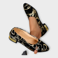 Bailarinas Elegantes com Detalhes Sofisticados