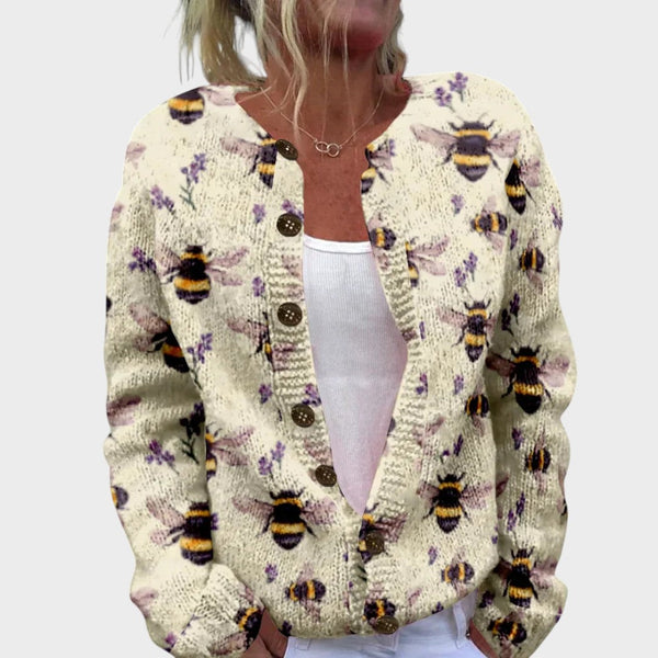 Alice - Cardigan Floral de Outono