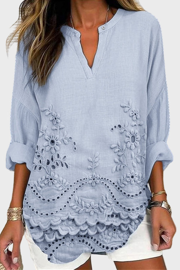 Camisa Coastal Bloom