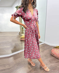 Monica™ | Vestido Elegante de Bolinhas