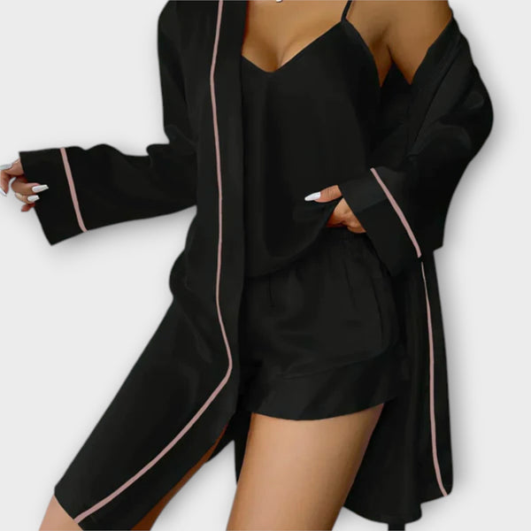 Félicité - Conjunto de pijama confortável de 3 peças