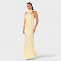 Martina - Vestido com laço de cetim