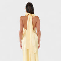 Martina - Vestido com laço de cetim