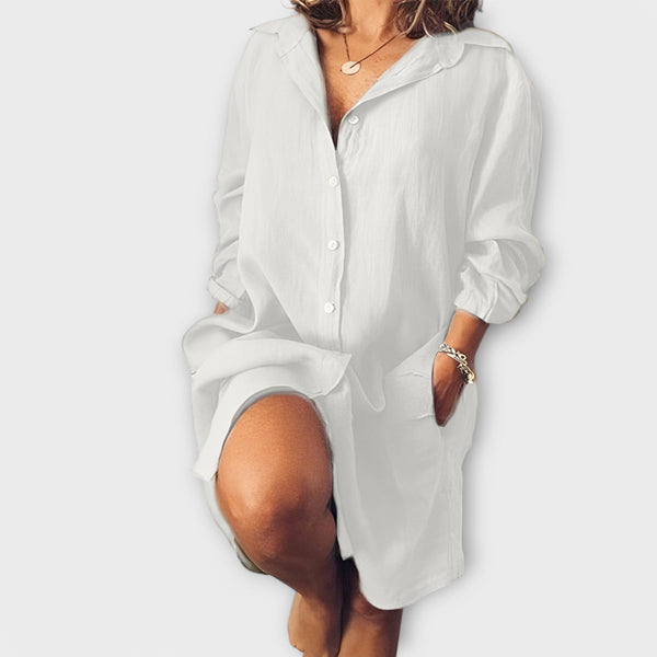 Clara | Blusa casual de linho