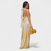 Martina - Vestido com laço de cetim