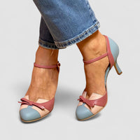 Bellarosa | Sandálias coloridas com nó e tiras, com biqueira redonda