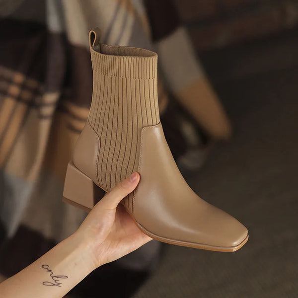 Lulu–Botas com plataforma, Conforto e Elegância Feminina