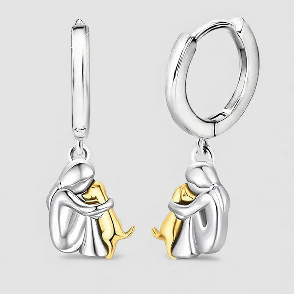 Brincos Abraço de Cão (Fecho Redondo)
