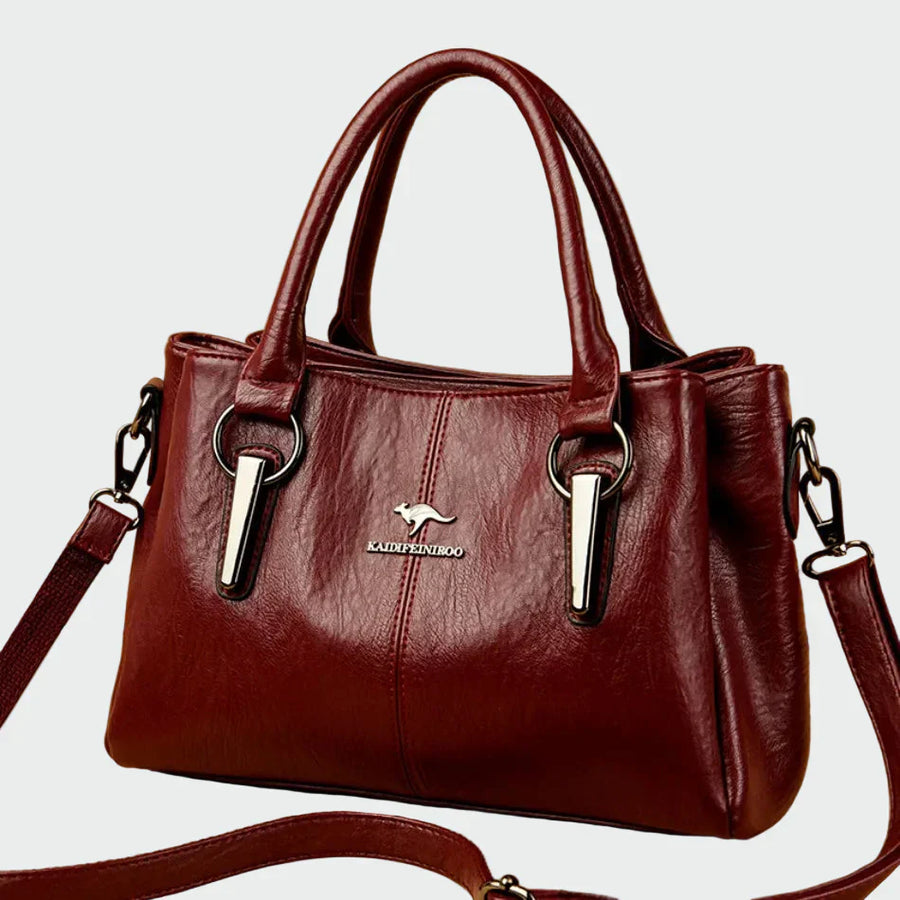 Bolsa de ombro elegante atemporal