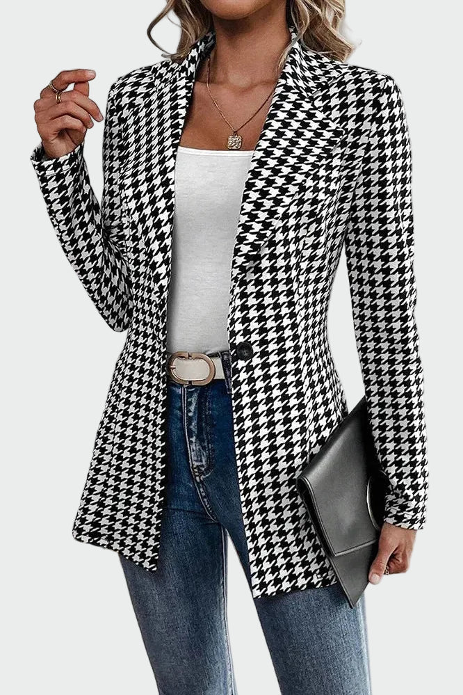 Blazer em linha elegante e refinada