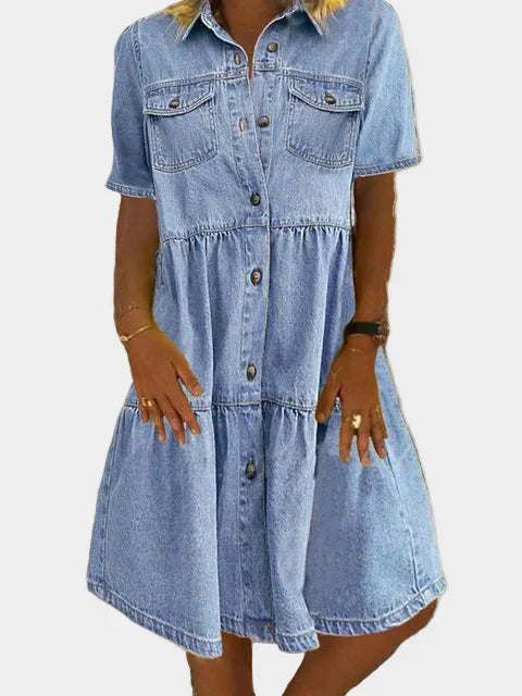 Vestido de Jeans Boémio