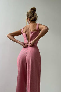 Elegance - Conjunto de três peças com blazer trespassado