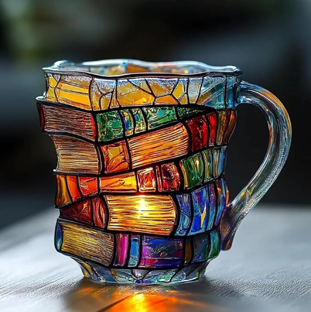 Lisa | Caneca artesanal em forma de livro