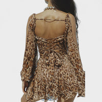 Vestido Leão Dourado