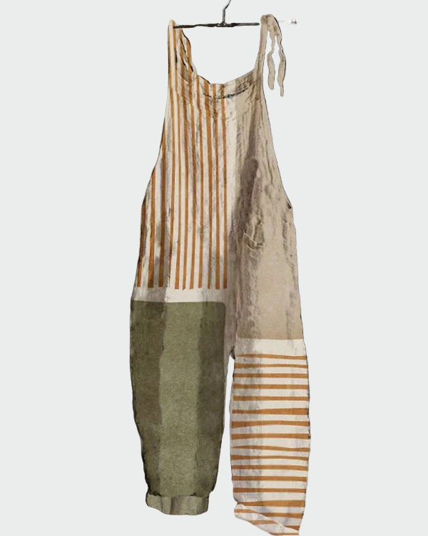 Macacão retrô de perna larga