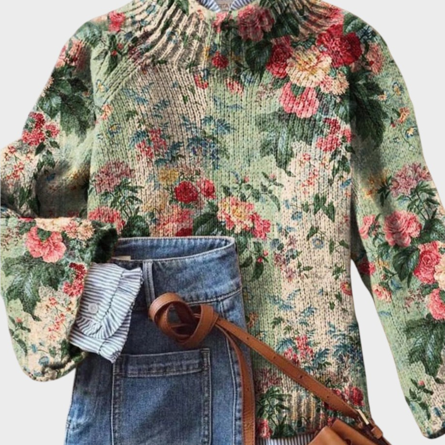 Ângela - Camisola de Malha Artística