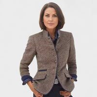 Valeria | Cardigan Elegante Com Gola Alta