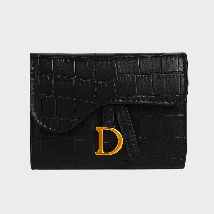 Carteira de couro de luxo