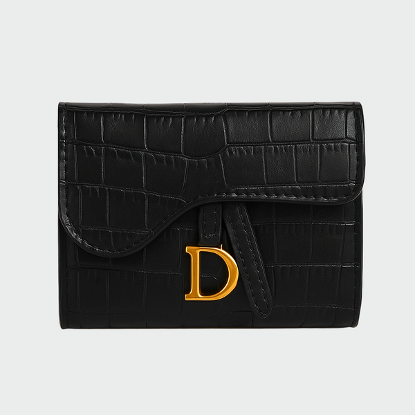 Carteira de couro de luxo