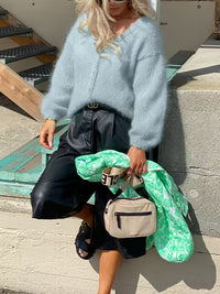 Manuela | Camisola de Malha com Botões e Manga Comprida