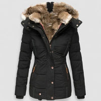 Sofia – Casaco De Inverno Quente Com Forro De Pele