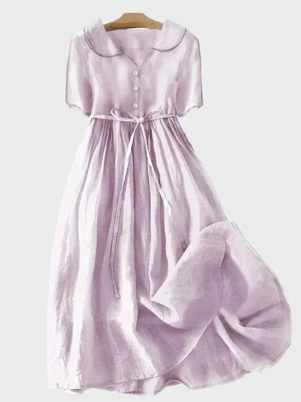 Vestido Clássico com Botões