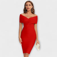 Lara| Mini vestido elegante com decote em V