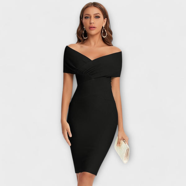 Lara| Mini vestido elegante com decote em V