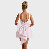 Carrie - Mini vestido com fita de pérolas