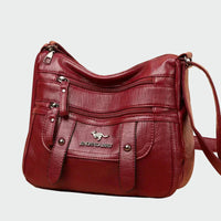 Elegante mala de couro