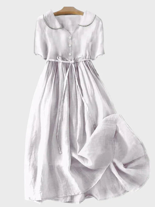 Vestido Clássico com Botões