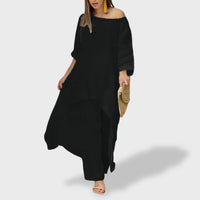 Filipa™ | Conjunto Leve de Linho para as Férias