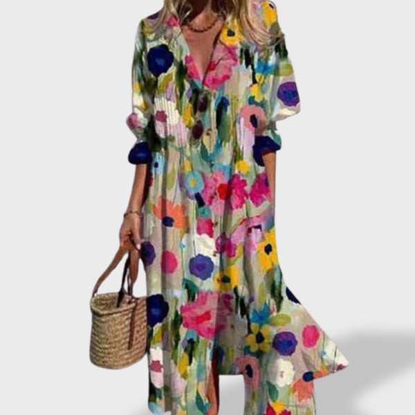 Odessa - Vestido Boho de Linho