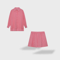 Maud | Conjunto de camisa e shorts de linho chique