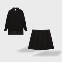 Maud | Conjunto de camisa e shorts de linho chique