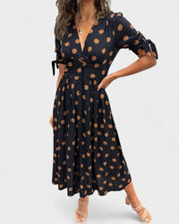 Monica™ | Vestido Elegante de Bolinhas