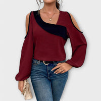 Scarlett - Blusa com decote quadrado
