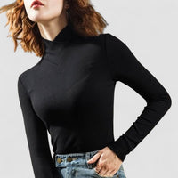 Cinda | Camisola de Gola Alta Elegante