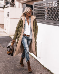 Tânia - Casaco Quente Dupla Face