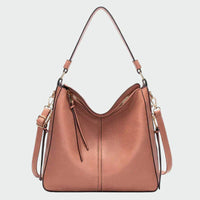 Bolsa hobo de couro clássica