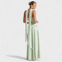 Vestido Maliyah - Corte assimétrico Hortelã