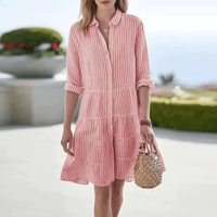 Anna – Vestido de Verão às Riscas